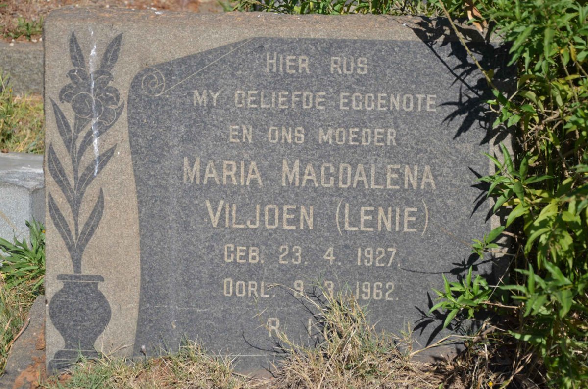 VILJOEN Maria Magdalena 1927-1962