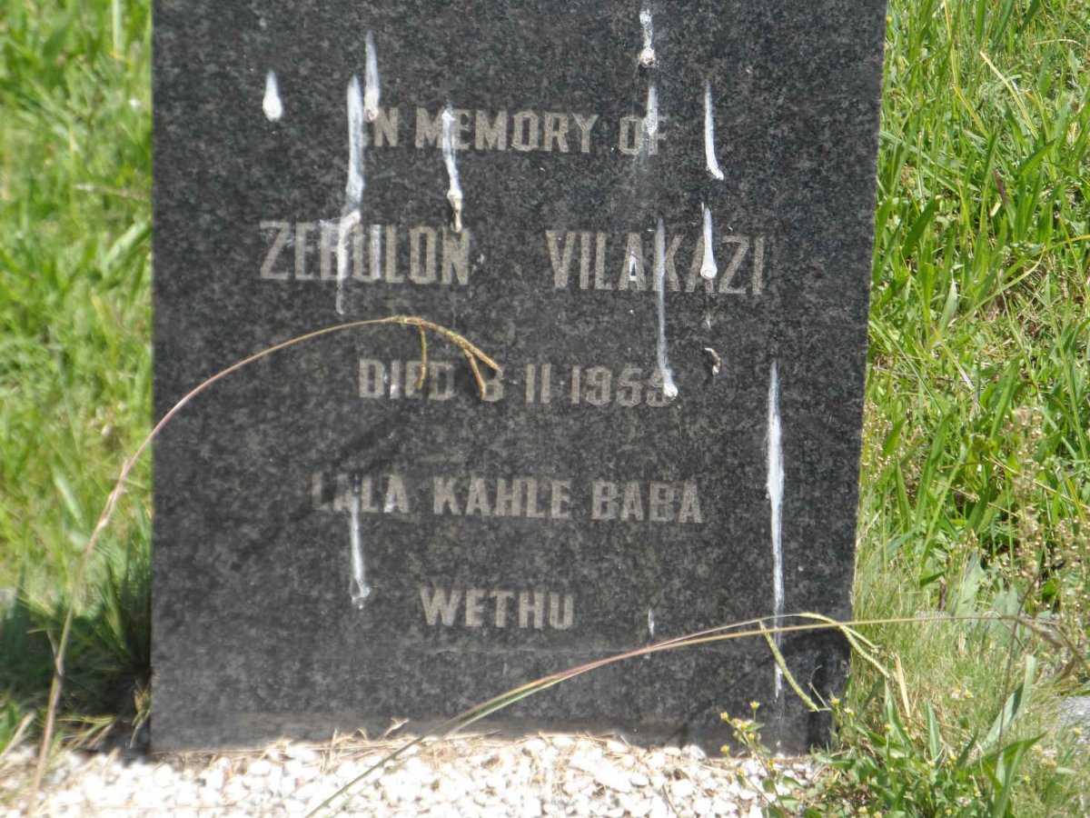 VILAKAZI Zebulon -1955