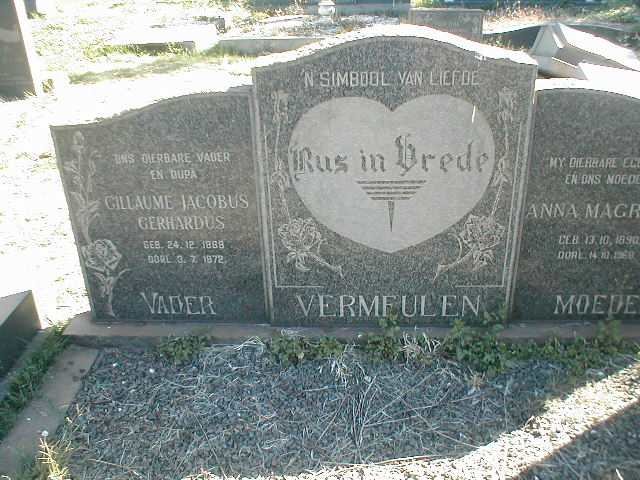 VERMEULEN Gilluame Jacobus Gerhardus 1888-1972
