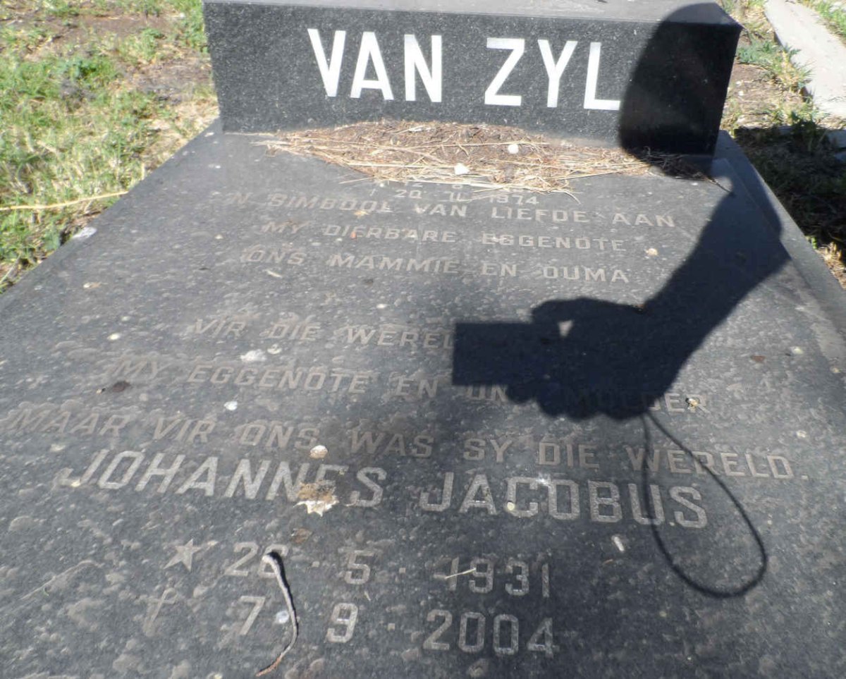 ZYL Johannes Jacobus, van 1931-2004