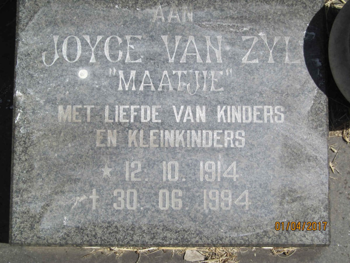 ZYL Joyce, van 1914-1994