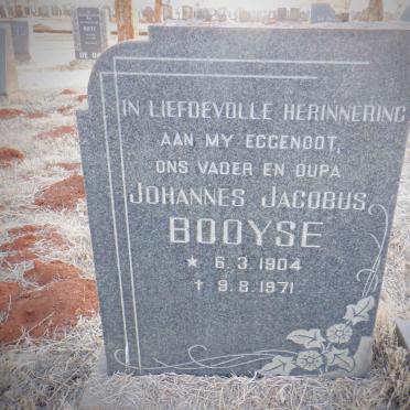 BOOYSE Johannes Jacobus 1904-1971