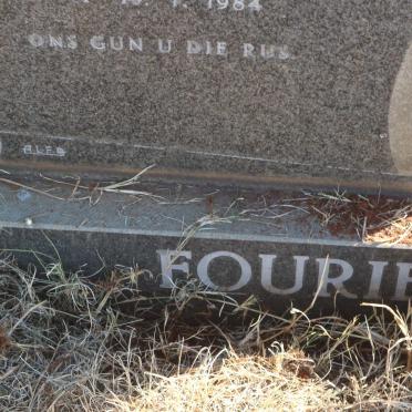 FOURIE Boeler 1906-1984