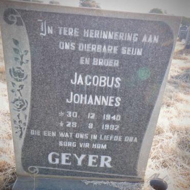 GEYER Jacobus Johannes 1940-1982