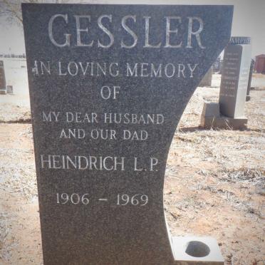 GESSLER Heindrich L.P. 1906-1969