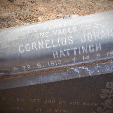 HATTINGH Cornelius Johannes 1910-1975