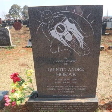 HORAK Quintin Andre 1982-1999