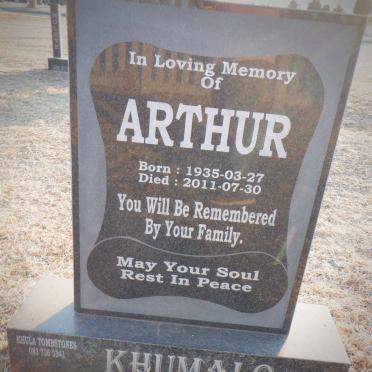KHUMALO Arthur 1935-2011