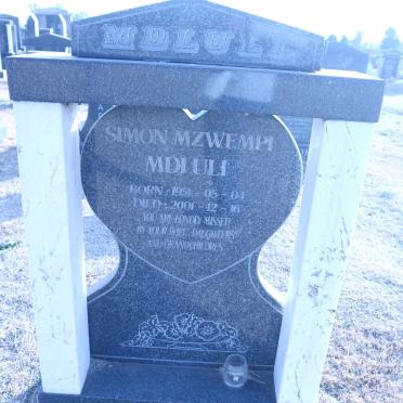 MDLULI Simon Mzwempi 1951-2001