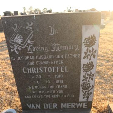 MERWE Christoffel, van der 1918-1981