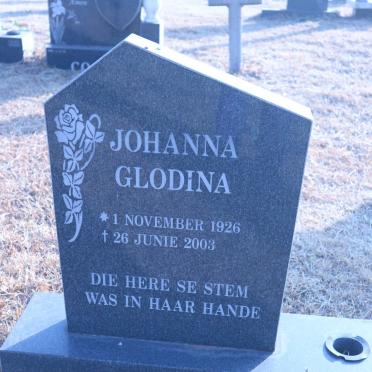 MERWE Johanna Glodina, van der 1926-2003
