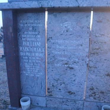 MOTLOK William Raditlhaka 1952-1996