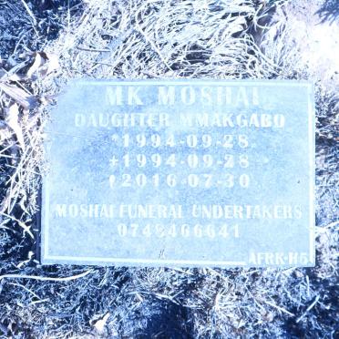 MOSHAI Mmakgabo 1994-1994
