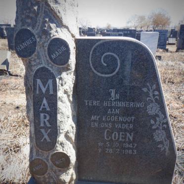 MARX Coen 1947-1983