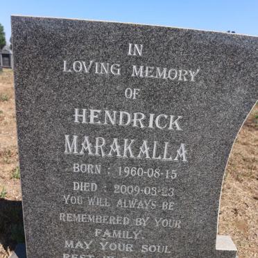 MARAKALLA Hendrick 1960-2009