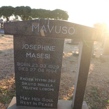 MAVUSO Josephine Masesi 1929-1994