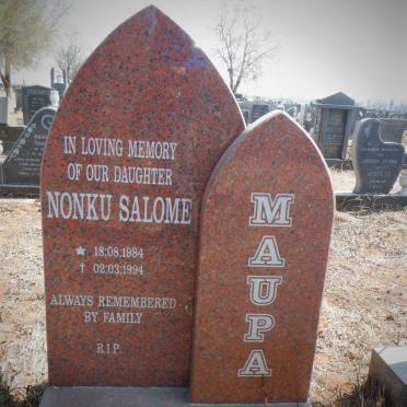 MAUPA Nonku Salome 1984-1994