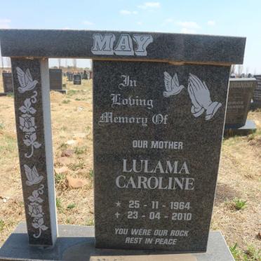 MAY Lulama Caroline 1964-2010