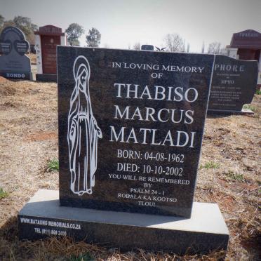 MATLADI Thabiso Marcus 1962-2002