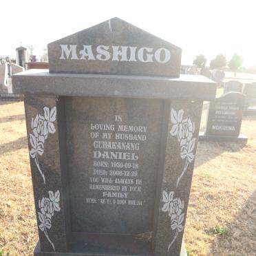 MASHIGO Daniel 1930-2006