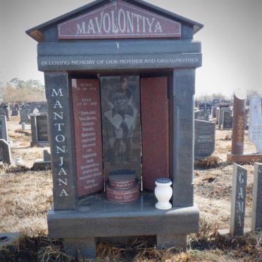 MAVOLONTIYA Mantonjana 1931-2003