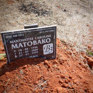 MATOBAKO Manthatise Caroline 1936-2020