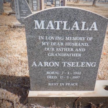 MATLALA Aaron Tseleng 1942-1997