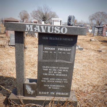 MAVUSO Mdodi Phillip 1925-1997
