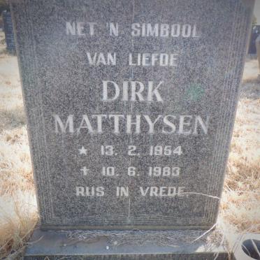 MATTHYSEN Dirk 1954-1983