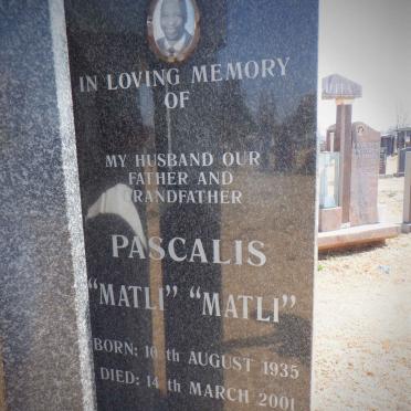 MATLI Pascalis 1935-2001
