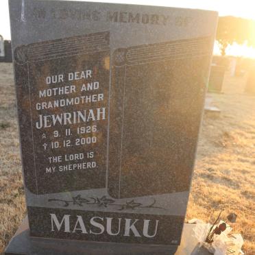 MASUKU Jewrinah 1926-2000