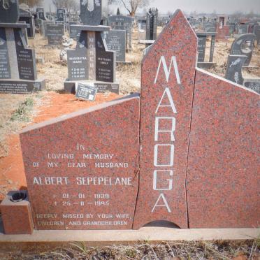 MAROGA Albert Sepepelane 1939-1995