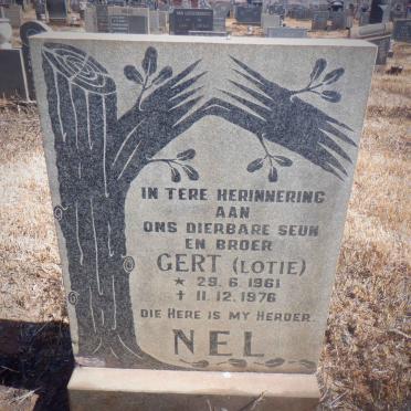 NEL Gert 1961-1976