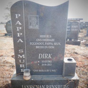 RENSBURG Dirk, Janse van 1983-2013