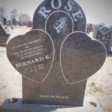 ROSE Bernard R. 1933-1997