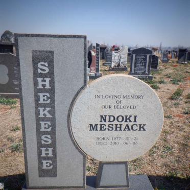 SHEKESHE Ndoki Meshack 1977-2010