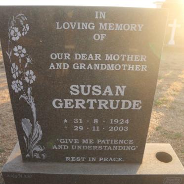 SMIT Susan Gertrude 1924-2003