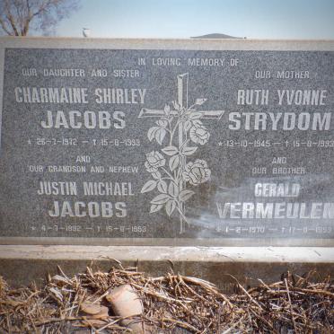 STRYDOM Ruth Yvonne 1945-1993 :: VERMEULEN Gerald 1970-1993