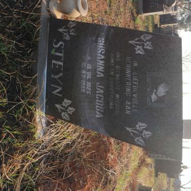 STEYN Susanna Jacoba 1925-1989