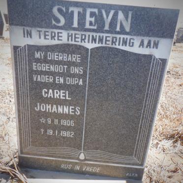 STEYN Carel Johannes 1906-1982