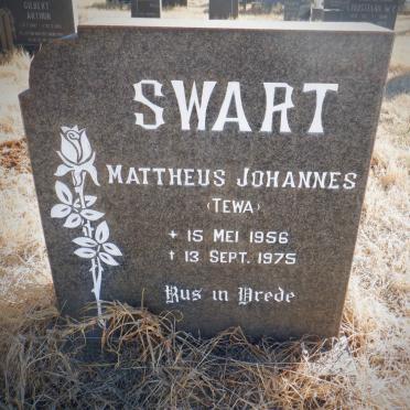 SWART Mattheus Johannes 1956-1975