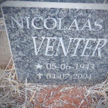 VENTER Nicolaas Jacobus 1916-1968 &amp; Margaretha Sophia Louisa 1921-2004 :: VENTER Nicolaas J. 1943-2004