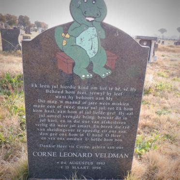 VELDMAN Corne Leonard 1993-1998