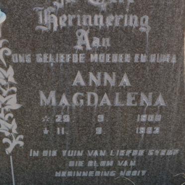 WYK Anna Magdalena, van 1900-1982