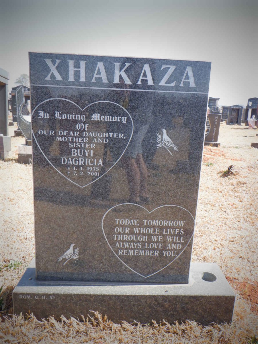 XHAKAZA Buyi Dagricia 1975-2001