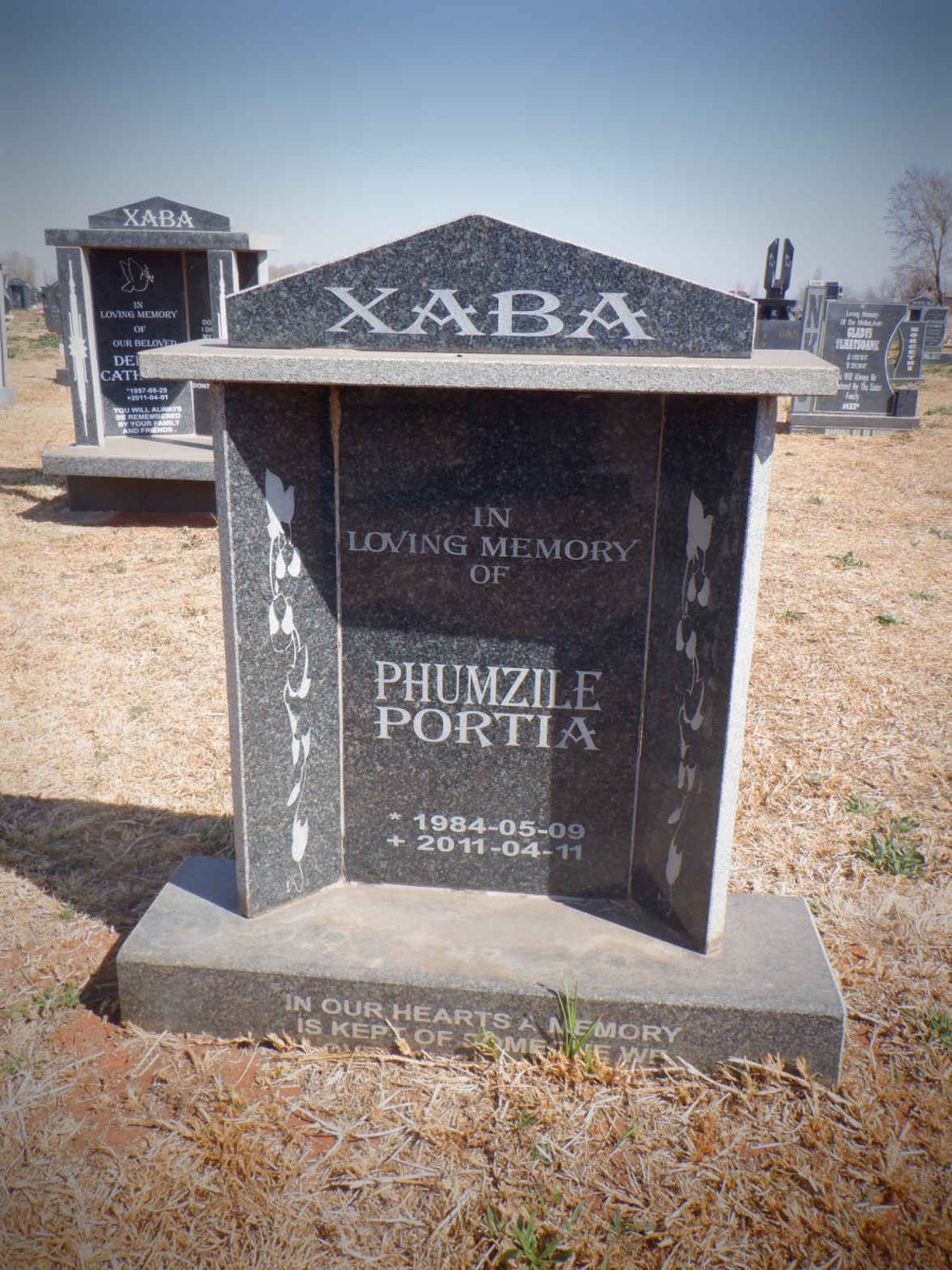 XABA Phumzile Portia 1984-2011