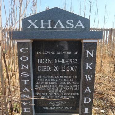 XHASA Constance Nkwadi 1922-2007