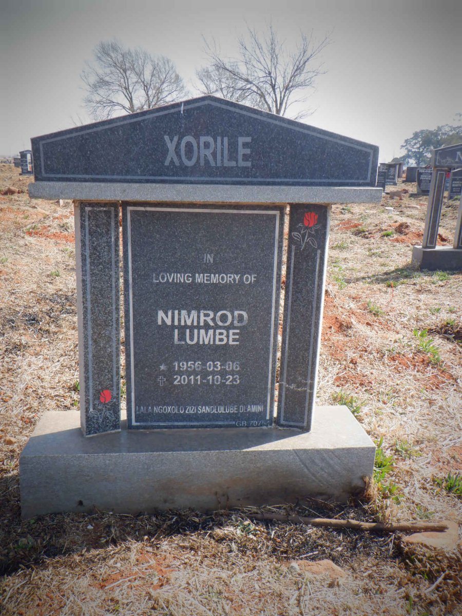XORILE Nimrod Lumbe 1956-2011