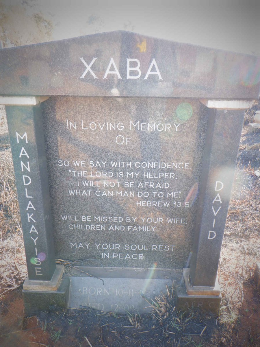 XABA Mandlakayise David