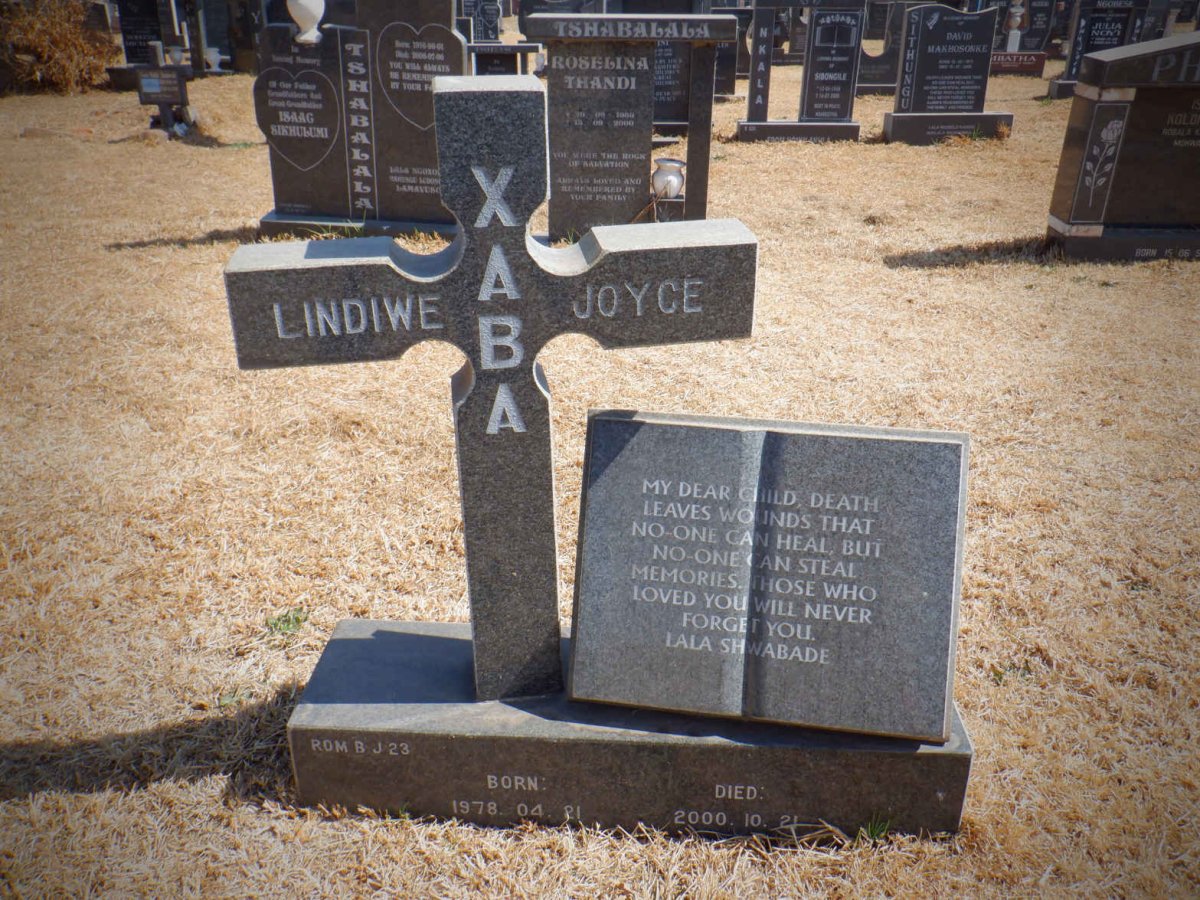 XABA Lindiwe Joyce 1978-2000